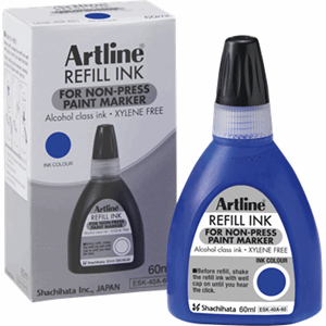 Artline Non-Press 437A refill ink 60ML Blue