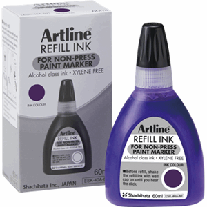 Artline Non-Press 437A refill ink 60ML Purple
