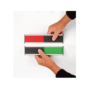 DØRSKILT LEGAMASTER RØD/GRØNN M/SKYV