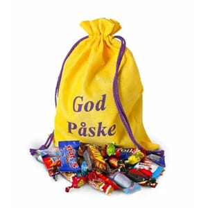 Påskesekk med innpakkede biter 800gr.
