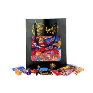 Gaveeske med innpakkede sjokoladebiter 600gr