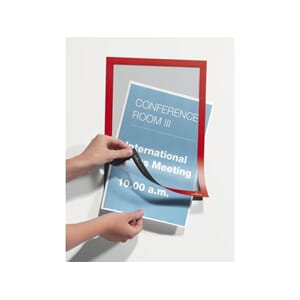 RAMME DURAFRAME A4 MAGNET RØD (2)