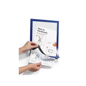 RAMME DURAFRAME A4 MAGNET SELVK BLÅ (2)