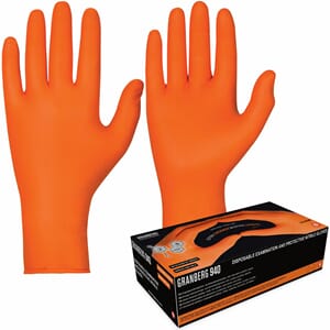 Engangshanske Granberg Nitril Orange 27cm(100)
