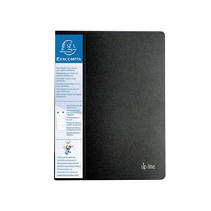 PRESENTASJONSMAPPE EXACOMPTA 20L A4 SORT
