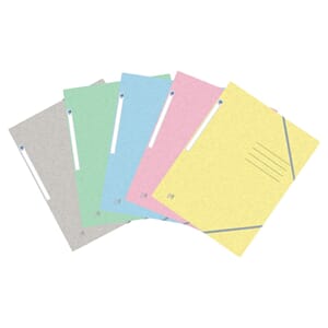 STRIKKMAPPE OXFORD A4 3KL 390G ASS (10)