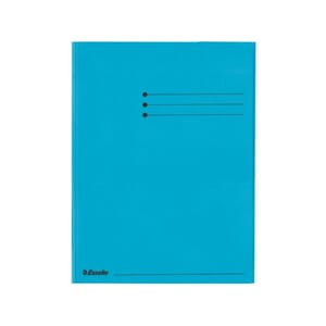 KLAFFMAPPE ESSELTE A4 KRT 3 KLAFF BLÅ