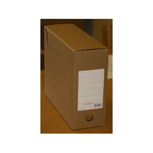 ARKIVBOKS A4 11CM MASSIV PAPP M/HULL