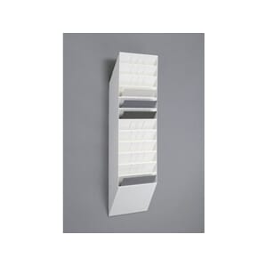 BLANKETTHYLLE DURABLE A4 LIGG 12ROM HVIT