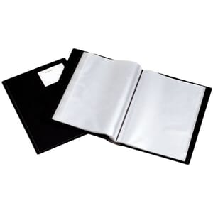 PRESENTASJONSMAPPE ESSELTE A4 24L SORT