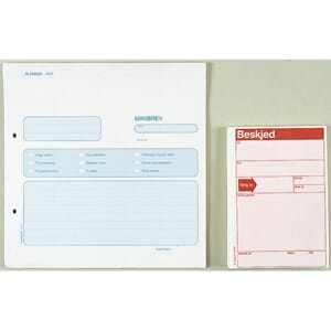 BESKJEDBLOKK ESSELTE A6 100 BLAD