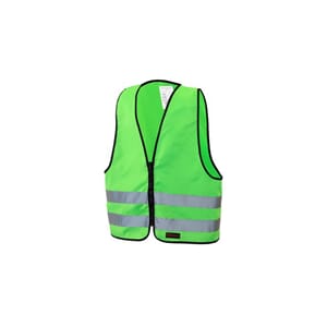 REFLEKSVEST MED GLIDLÅS BARN-S GRØNN