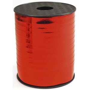 GAVEBÅND 250MX10MM METALLIC RØD