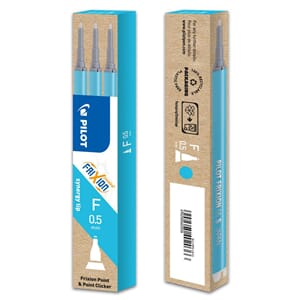 Refill PILOT Frixion Point 05 lysblå (3)