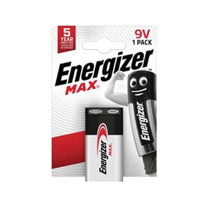 BATTERI ENERGIZER ALKALINE MAX 9V
