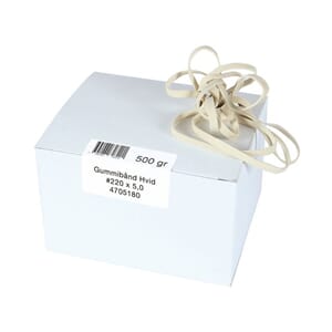 GUMMISTRIKK SIAM NR 220/4 HVIT (155)