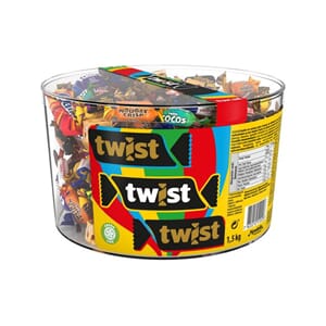 TWIST SJOKOLADE I SYLINDER 1,5KG