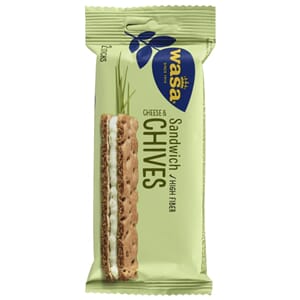 SANDWICH CHEESE GRESSLØK WASA 37GR (24)