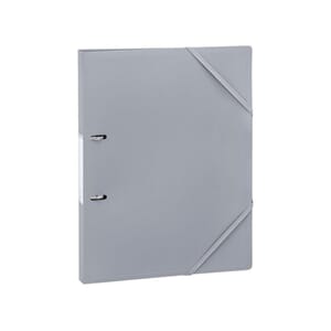RINGPERM FOLDERMATE A4 2-R M/STRIKK GRÅ