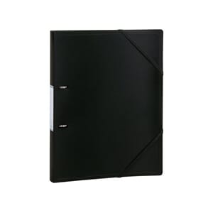 RINGPERM FOLDERMATE A4 2-R M/STRIKK SORT