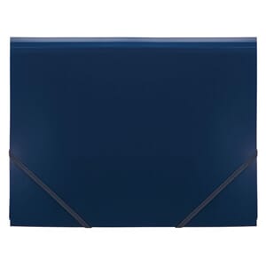 STRIKKMAPPE FOLDERMATE PP A4 BLÅ