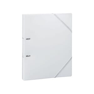 RINGPERM FOLDERMATE A4 2-R M/STRIKK HVIT