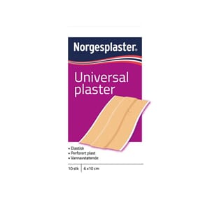 PLASTER NORGESPLASTER UNIV. KLIPP 10STK