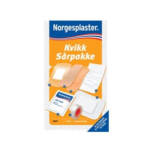 SÅRPAKKE NORGESPLASTER KVIKK