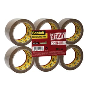 EMB.TAPE SCOTCH KRAFTIG 50X66 BRUN (6)