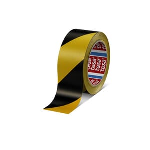 TAPE TESA FLEX PVC GULV/VARSEL GUL/SORT