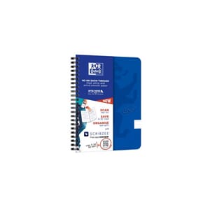 NOTATBOK OXFORD TOUCH A5+ 90G LINJER BLÅ