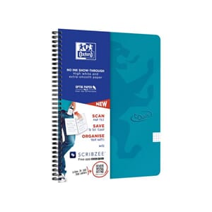 NOTATBOK OXFORD TOUCH A4+ 90G RUT TURKIS