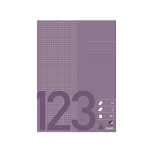 SKRIVEBOK BANTEX A4 80G 32BL 5X5MM RUTET