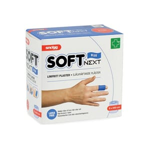 PLASTER SOFT NEXT 6CMX4,5M BLÅ