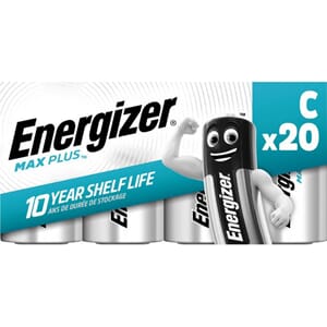 BATTERI ENERGIZER MAX PLUS LR14 C (20)