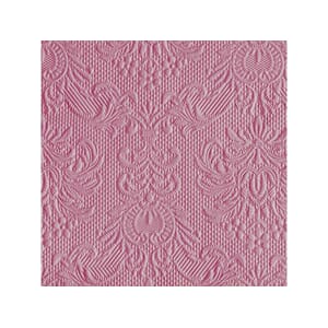 SERVIETT EDELWEISS 25CM ROSA (15)