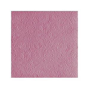 SERVIETT EDELWEISS 40CM ROSA (15)