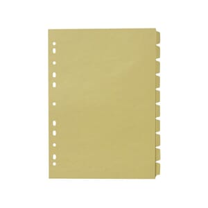 SKILLEBLAD A4 10-DELT 150G GUL