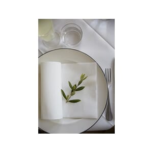 SERVIETT DUNILIN 40CM HVIT (45)