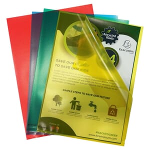 PLASTOMSLAG EXACOMPTA A4 120MY ASS (25)