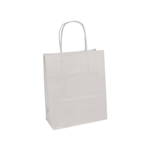 GAVEPOSE CF KRAFT 16X8X21CM HVIT (25)