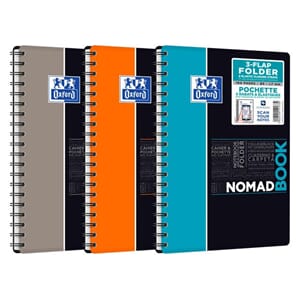 NOTATBOK OXFORD NOMAD B5 LINJER ASS