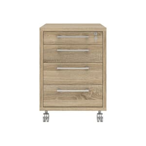 SKUFFESEKSJON PRIMA M/HJUL 4 SK EIK