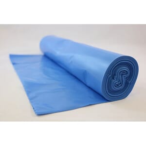 AVFALLSSEKK LLD-PE 70X110CM 35MY BLÅ(25)