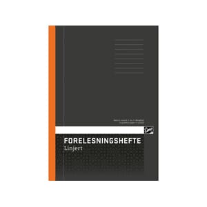 FORELESNINGSHEFTE  A4 70G 24BL LINJERT MARG