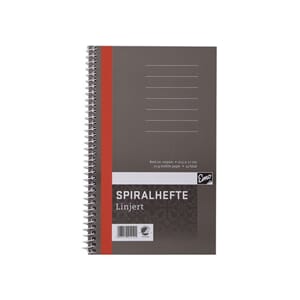 SPIRALHEFTE EMO 10,5X17CM 70G 50BL LIN
