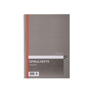 SPIRALHEFTE EMO A4 70G 50BL LINJER