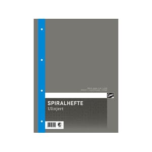 SPIRALHEFTE EMO A4 70G 80 BLAD ULINJERT