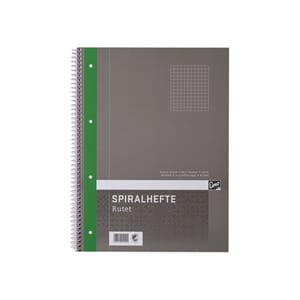 SPIRALHEFTE EMO A4 70G 80 BLAD RUTER
