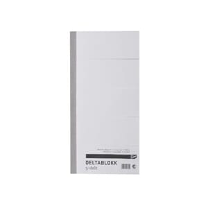 DELTABLOKK EMO 24,5X11CM 60G 75BL 5-DELT